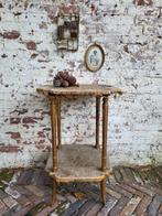 Antiek, shabby franse bijzettafel/ allegonda, Ophalen of Verzenden
