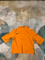 Nike crop top met korte mouw, Nike, Oranje, Fitness of Aerobics, Zo goed als nieuw