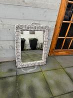 Spiegel riet, Huis en Inrichting, Ophalen of Verzenden, Zo goed als nieuw, Minder dan 100 cm, Rechthoekig