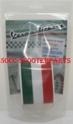 Sticker Vespa Tricolore Breed Voorscherm Lx S 41740, Ophalen of Verzenden, 50cc-Scooterparts, Info@50cc-scooterparts.nl, Veen