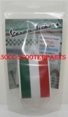 Sticker Vespa Tricolore Breed Voorscherm Lx S 41740, Motoren, Tuning en Styling, Ophalen of Verzenden