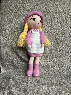 Handmade Crochet Doll Pink Outfit — Gehaakte Pop Roze, Ophalen of Verzenden, Nieuw, Knutselwerk