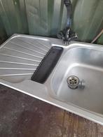 Aanrechtblad met spoelbak. Voor camper, Ophalen, 50 tot 100 cm, Zo goed als nieuw, Minder dan 100 cm