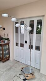Te koop: moderne staande LED lamp, Huis en Inrichting, Lampen | Vloerlampen, Ophalen, 200 cm of meer, Zo goed als nieuw, Glas