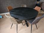 Ronde eetkamertafel 140 met 5 stoelen, Ophalen