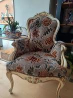 Barok Stoel met Bloemenmotief, Huis en Inrichting, Ophalen