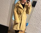 Beige teddy jas / teddy coat – maat S/M, Ophalen of Verzenden, Zo goed als nieuw, Beige