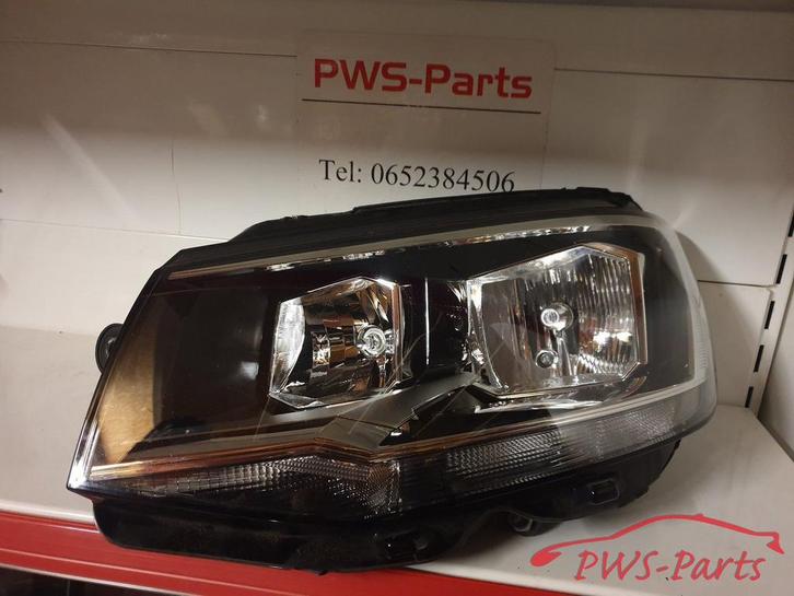 VOLKSWAGEN TRANSPORTER T6 HALOGEEN KOPLAMP LINKS ORIGINEEL, Auto-onderdelen, Verlichting, Volkswagen, Gebruikt, Ophalen of Verzenden
