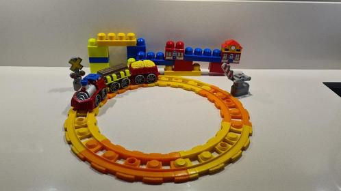 Mega bloks First builders treinset, Kinderen en Baby's, Speelgoed | Bouwstenen, Zo goed als nieuw, Megabloks, Ophalen