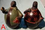 2X Chulucana’s Peru echtpaar A ceramic, hoog 15 cm. Vintage., Antiek en Kunst, Kunst | Niet-Westerse kunst, Ophalen