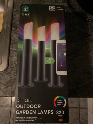 Set van 3 LSC Smart Connect Slimme Tuinlampen - Nieuw!! beschikbaar voor biedingen