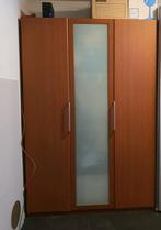 Mooie kledingkast in Kersenhout kleur, 100 tot 150 cm, Met hangruimte, 150 tot 200 cm, Gebruikt