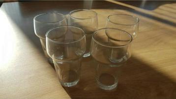5 bierglazen  beschikbaar voor biedingen