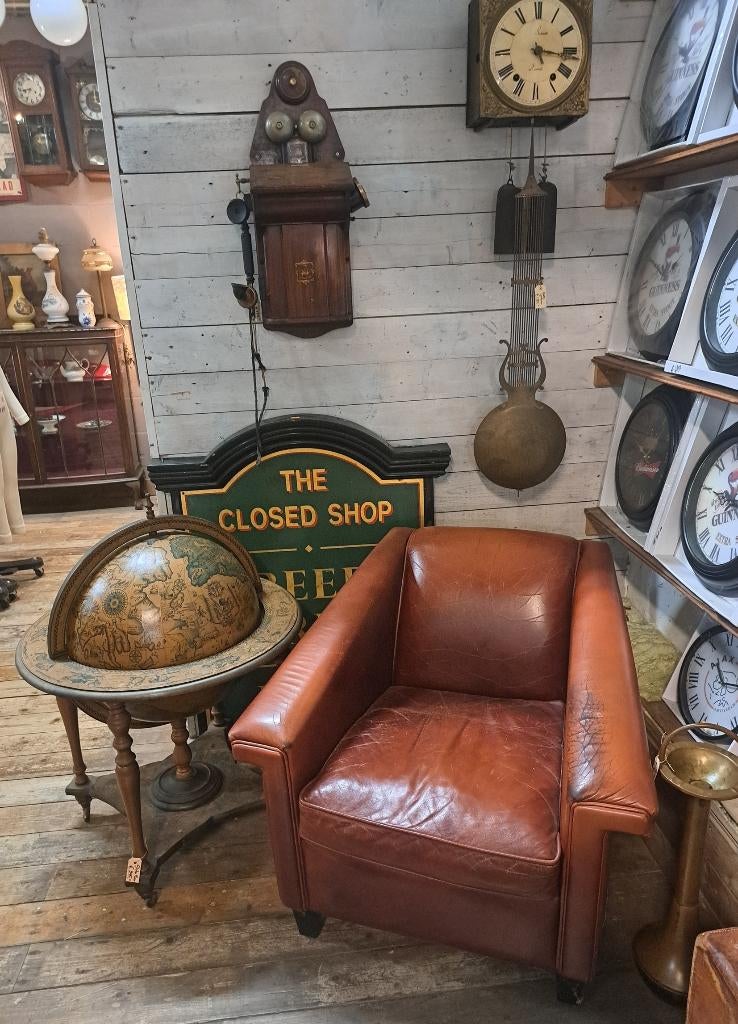 Antieke decoratie voor een bruin café of mancave inrichting, Antiek en Kunst, Curiosa en Brocante, Ophalen