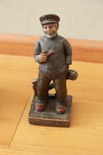 Ambachtsbeeldje van een zeeman met anker, Verzamelen, Ophalen of Verzenden, Zo goed als nieuw, Mens