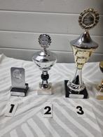 prijzenbekers biljarten 4 stuks, Ophalen of Verzenden, 'T Olde Gre-j, Info@toldegrej.nl, Endepoelstraat 20f Didam