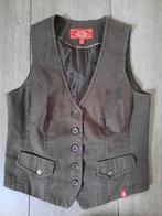 EDC by Esprit gilet bruin wit gestreept maat M / 38, Maat 38/40 (M), Bruin, Ophalen of Verzenden, Zonder mouw