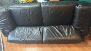 Leren bank 235cm - Goede kwaliteit GRATIS