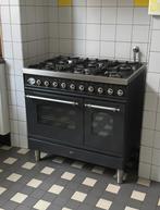 Boretti gasfornuis donkerblauw, Ophalen, Gebruikt, 60 cm of meer, Gas