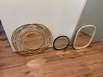 3 Spiegel, Huis en Inrichting, Woonaccessoires | Spiegels, Ophalen of Verzenden, Zo goed als nieuw, Rond, Minder dan 100 cm