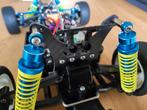 Nieuwe Carbon Demperbrug Tamiya DF02 Carbon Achterkant, Elektro, Nieuw, Ophalen of Verzenden, Schaal 1:10