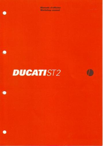 Ducati ST2 workshop manual (5609z) motor beschikbaar voor biedingen