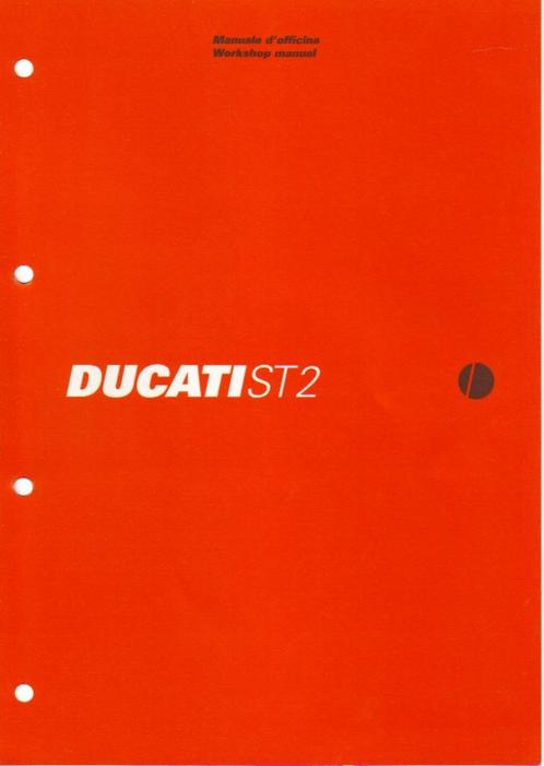 Ducati ST2 workshop manual (5609z) motor, Motoren, Handleidingen en Instructieboekjes, Ducati, Ophalen of Verzenden