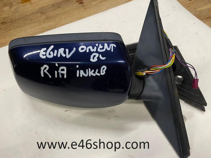 BMW E60 E61 SPIEGEL RECHTS ELECTRONISCH INKLAPBAAR, Auto-onderdelen, Spiegels, BMW, Gebruikt, Ophalen of Verzenden