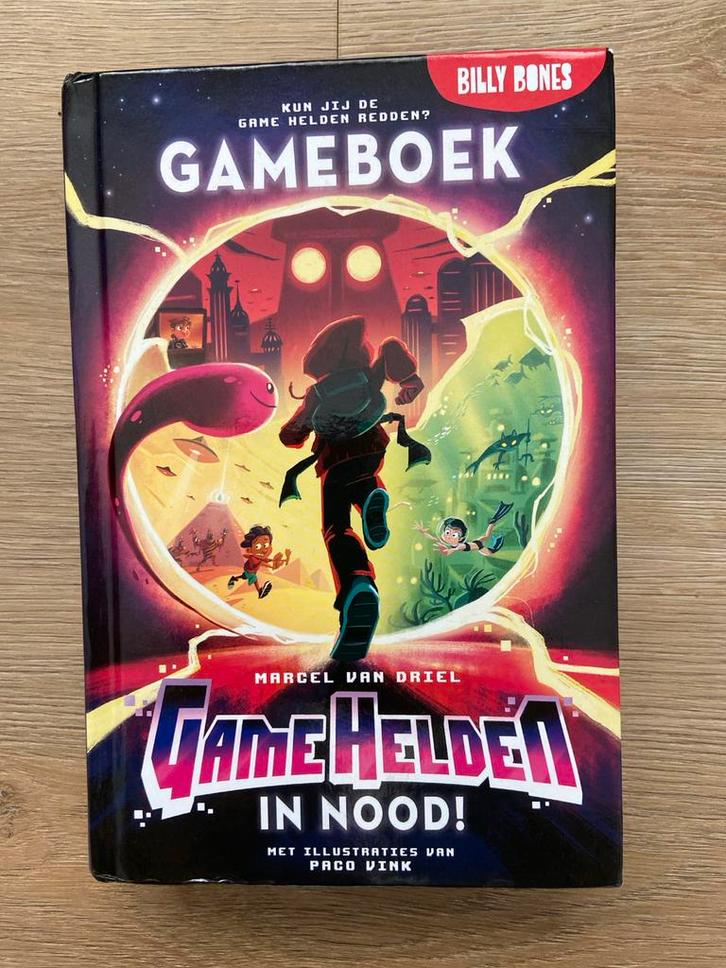 Gamehelden in Nood! - Spannend Gameboek, Boeken, Kinderboeken | Jeugd | onder 10 jaar, Zo goed als nieuw, Fictie algemeen, Ophalen of Verzenden