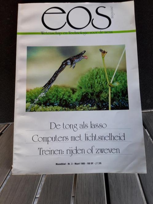 EOS magazine o.a. art treinen: rijden of zweven, Verzamelen, Spoorwegen en Tramwegen, Zo goed als nieuw, Trein, Boek of Tijdschrift