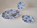 Gebakstel Beatrix blauw bloemetje van 1938, Antiek en Kunst, Ophalen