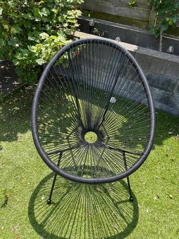 Tuin loungestoel - zwart - 2 stuks beschikbaar voor biedingen