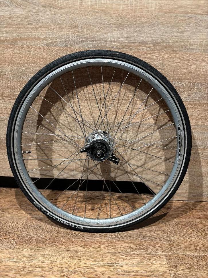 Voorwiel, Fietsen en Brommers, Fietsonderdelen, Gebruikt, Algemeen, Wiel, Ophalen of Verzenden