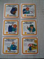 6 stickers Veilig omgaan met flessegas SHELL helpt, Ophalen of Verzenden, Zo goed als nieuw, Bedrijf of Vereniging