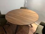 Ronde eettafel, Ophalen, Kunststof, Gebruikt, 100 tot 150 cm