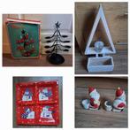 Diverse Kerstdecoratie - Kandelaars, Schaal, Ornamenten, Ophalen of Verzenden, Gebruikt