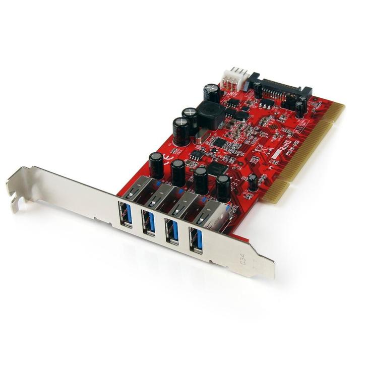 4 Port PCI USB Card Adapter, Computers en Software, Netwerkkaarten, Gebruikt, Ophalen of Verzenden
