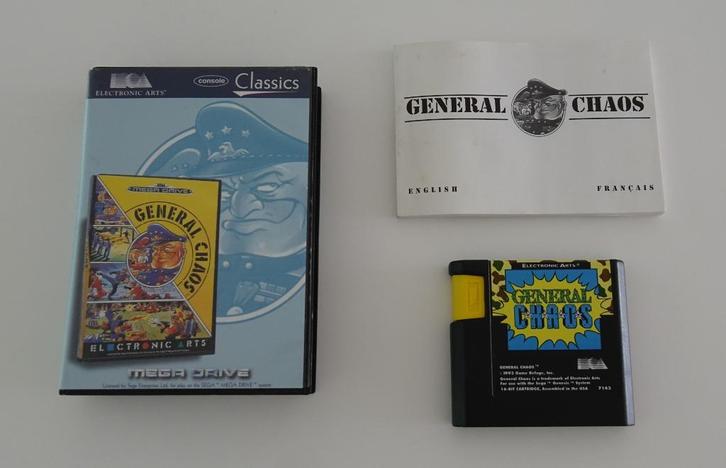 General Chaos compleet voor Sega Mega Drive, Spelcomputers en Games, Games | Sega, Zo goed als nieuw, Mega Drive, Ophalen