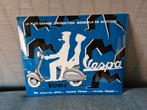 Emaille reclamebord Vespa, Verzamelen, Ophalen of Verzenden, Gebruikt, Reclamebord