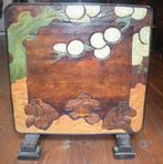 Antiek Japanse Houten Reliëf begin 19de Eeuw Liberty & Co, Ophalen of Verzenden