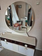 Vintage Kaptafel jaren '60 met inklapbare spiegel, Ophalen, Gebruikt, 100 tot 150 cm, Vintage