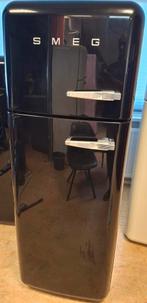 Mooie Zwarte Smeg Koelvriescombinatie Fab30 166 cm hoog!, Witgoed en Apparatuur, Koelkasten en IJskasten, Gebruikt, 200 liter of meer