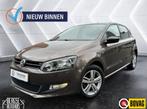 Volkswagen Polo 1.2 TSI 90PK 2013 Match CRUISE PDC, Auto's, Gebruikt, Zwart, 4 cilinders, Bruin
