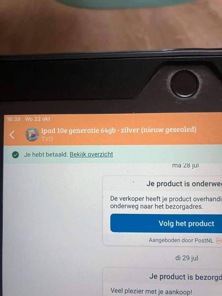 iPad 10e Gen - Nieuwstaat - Weinig gebruikt!, Computers en Software, Apple iPads, Zo goed als nieuw, Apple iPad, Wi-Fi, 10 inch
