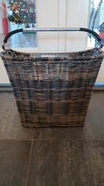 Nieuwe Basil Fietsmand - Natuur Bruin & Waterdicht, Mand, Nieuw, Ophalen of Verzenden, Riet
