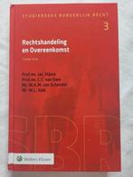 Rechtshandeling en Overeenkomst, Hijma, van Dam, van Schendel, Valk, Overige wetenschappen, Ophalen of Verzenden, Zo goed als nieuw