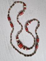 Ketting van Afrikaanse papier kralen, Sieraden, Tassen en Uiterlijk, Antieke sieraden, Ophalen of Verzenden, Overige materialen