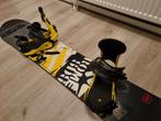 ROME CHEAPTRICK 153 SNOWBOARD + UNION FORCE BINDINGEN MAAT M, Ophalen of Verzenden, Zo goed als nieuw, Board