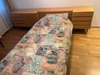 Antiek bed, Gebruikt, 90 cm, Eenpersoons, Bruin