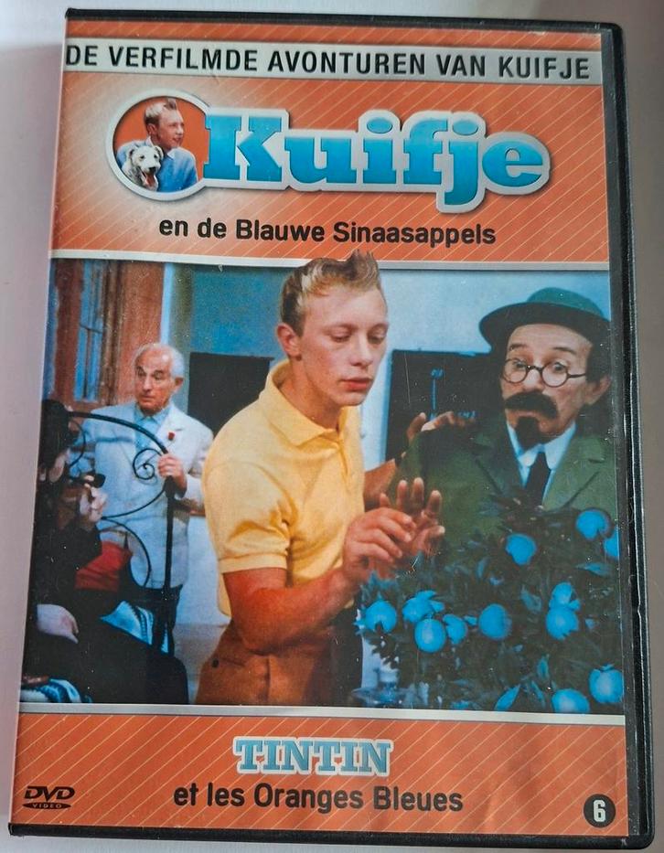 Kuifje en de Blauwe Sinaasappels, Cd's en Dvd's, Dvd's | Kinderen en Jeugd, Zo goed als nieuw, Film, Avontuur, Vanaf 6 jaar, Ophalen of Verzenden